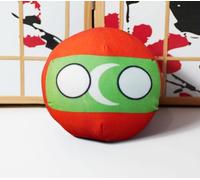 GANGKJDS Boule polonaise de 20,1 cm 9,9 cm, bal de campagne, Mexique, Koweït, Cité du Vatican, Soudan, bal de campagne croate, diverses décorations de drapeau (Maldives, 20 cm)