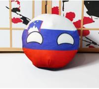 GANGKJDS Boule polonaise de 20,1 cm 9,9 cm, bal de campagne, Mexique, Koweït, Cité du Vatican, Soudan, bal de campagne croate, divers drapeaux décoratifs (Slovénie, 20 cm)