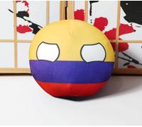 GANGKJDS Boule polonaise de 20,1 cm 9,9 cm, bal de campagne, Mexique, Koweït, Cité du Vatican, Soudan, bal de campagne croate, diverses décorations de drapeau (Colombie, 20 cm)