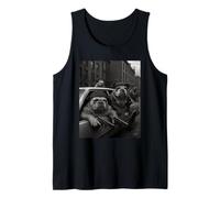 Gangster Bulldog Gang Lover Fun Street Gangster Dogs Gang Débardeur