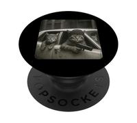 Gangster Cat Meme Funny Cats Gang Humor PopSockets PopGrip Adhésif