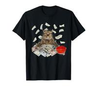 Gangster Cat Money Caviar Funny Kitten Street Gangsta Cat T-Shirt