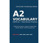 GanGuide Vocabulary A1: Complete CEFR-Level Vocabulary with Tests & Pronunciation