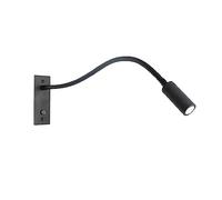 GANGUIO Applique de Lecture encastrée 3W LED Applique Murale pour tête de lit d'hôtel, Applique Murale Flexible à col de Cygne avec Interrupteur, Appliques murales minimalistes Modernes pour Console,