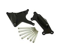 gangxiao Carénage Garde Crash Pad pour Ninja 650 650R pour ER-6N ER6N pour ER-6F ER6F 2006 2007 2008 2009 2010 2011 2012 Crash Pad Moteur Cadre Gardes Curseur Stator Protecteurs(Noir)