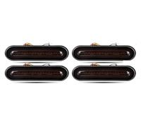 gangxiao Feux Arrière De Voiture 3 En 1 12V 24V Camion Clignotant Lampe Quad Feu Stop Étanche Ensemble voiture feu arrière(NEW 4pcs 55LED 124mm)