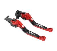 gangxiao Moto Levier d'embrayage De Frein pour Suzuki SV650 SV 650 SV650X SV 650X2016-2020 2017 2018 2019 Moto CNC Leviers d'embrayage De Frein Barre De Poignée Pliante(15)