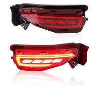 gangxiao Pour Toyota Pour Fortuner SW4 2015-2020 Voiture Feux Arrière Pare-chocs Feu Antibrouillard Lampe Stop Clignotant Réflecteur Ensemble De voiture feu arrière(2 Functions,Model A Red Cover)