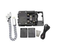 gangxiao Support GPS pour Moto pour Ducati pour Multistrada 1200 2013 2014 Support De Téléphone GPS Moto Chargeur USB(Mobile Phone Holder)