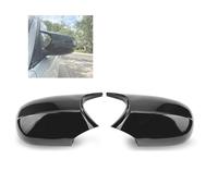 Gangying Coques de Remplacement Rétroviseurs Auto Compatible avec Coque de Rétroviseur BMW Série 1&3 E81 E82 E87 E88 E90 E91 2009-2011 E92 E93 2010-2013 LCI Facelift Noir Brillant 2 Pièces