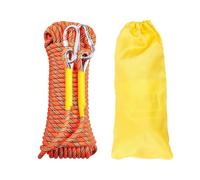 Gangying Corde d'escalade Statique 8mm Cordon Accessoire Équipement 5m Corde d'évacuation avec 2 Mousquetons pour Équipement d'escalade sur Glace Sauvetage Incendie