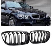 Gangying E90 E91 Calandre pour BMW Serie 3 E90 E91 Grille 2009 2010 2011 E90 E91 Touring Noir brillant