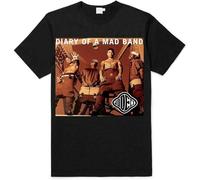 GANLU xiayan Jodeci Heavy Cotton Tee T Shirt Funny Vintage Gift for Men Black Manches Courtes(X-Large)