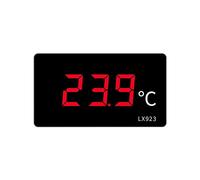 GANMEI ThermomèTre de Piscine avec Affichage LED et ThermomèTre à Sonde éTanche pour Aquarium D' Compteur de TempéRature ExtéRieure Prise UE