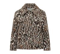 Ganni - Blazer Jacq Léopard - Femme - Vestes - Brun - Taille: 40 FR