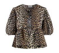 Ganni - Blouse - Femme - Blouses et Chemises - Brun - Taille: 34 FR