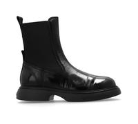 Ganni - Bottines avec logo - Femme - Chaussures - Noir - Taille: 38 EU