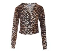 Ganni - Cardigan en laine mérinos imprimé - Femme - Pulls - Multicolore - Taille: 36 FR