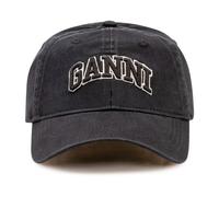 Ganni - Casquette en toile Emb - Femme - Accessoires - Noir - Taille: ONE Size
