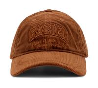 Ganni - Casquette en velours côtelé - Femme - Accessoires - Brun - Taille: ONE Size