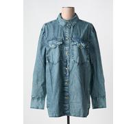 ganni chemisiers et blouses femme de couleur bleu 40