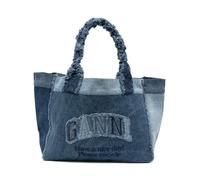 Ganni - Denim Tote - Femme - Sacs - Bleu - Taille: ONE Size