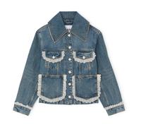 Ganni - Denim Vestes - Femme - Vestes - Bleu - Taille: 36 FR