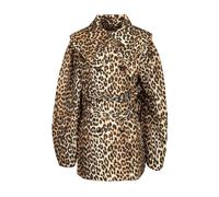 Ganni - Duchesse Nylon Short Trench Coat - Femme - Manteaux - Multicolore - Taille: 38 FR
