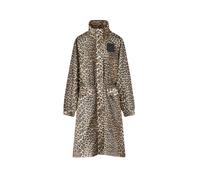 Ganni, Femme, Manteaux, Brun, Taille: 38 FR Manteau Parka en Nylon Léopard