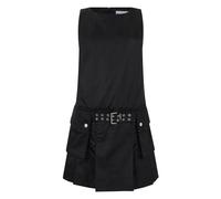 Ganni, Femme, Robes, Noir, Taille: 36 FR Duchesse Nylon Mini Dress