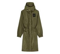 Ganni - Flyweight Nylon Long Parka - Femme - Manteaux - Vert - Taille: 38 FR