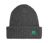 Ganni - Future Wool Knit Beanie - Femme - Accessoires - Gris - Taille: ONE Size