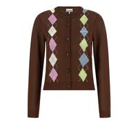 Ganni - Cardigan - Femme - Pulls - Brun - Taille: 38 FR