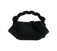 Ganni - Grained Mini Bou Bag - Femme - Sacs - Noir - Taille: ONE Size