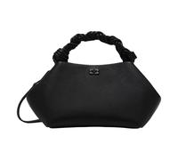 Ganni - Grained Small Bou Bag - Femme - Sacs - Noir - Taille: ONE Size