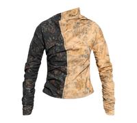 Ganni - Haut avec drapé décoratif - Femme - Blouses et Chemises - Multicolore - Taille: 36 FR