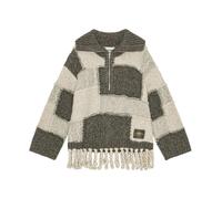 Ganni - Haut Décontracté à Rayures en Jersey - Femme - Pulls - Multicolore - Taille: 34/36 FR