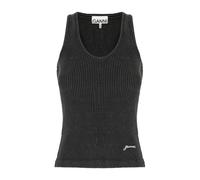 Ganni - Haut élégant pour les passionnés de mode - Femme - Tops - Noir - Taille: 36 FR