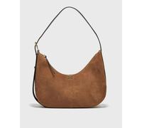 Ganni Hobo Belt Medium Suede women Handbags brown taille: ONE SIZE