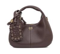 Ganni - Hobo Mini Grained - Femme - Sacs - Brun - Taille: ONE Size