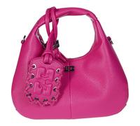 Ganni - Hobo Mini Grained - Femme - Sacs - Rose - Taille: ONE Size
