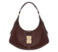 Ganni - Kat Sac Bandoulière Petit Modèle - Femme - Sacs - Brun - Taille: ONE Size