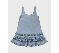 Ganni Lightweight Denim Frill Mini Dress women Dresses blue taille: L