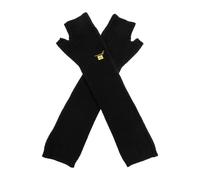 Ganni - Longs Gants Sans Doigts - Femme - Accessoires - Noir - Taille: ONE Size