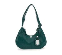 Ganni - Medium Bou Leather Hobo Bag - Femme - Sacs - Vert - Taille: ONE Size
