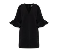 Ganni - Mini Robe à Volants - Femme - Robes - Noir - Taille: 42 FR
