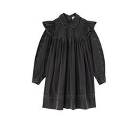 Ganni - Mini Robe Chemise - Femme - Robes - Noir - Taille: 36 FR