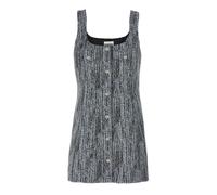 Ganni - Mini-robe en tweed de coton - Femme - Robes - Multicolore - Taille: 44 FR
