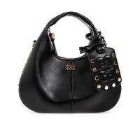 Ganni - Mini Sac Hobo à Clous - Femme - Sacs - Noir - Taille: ONE Size