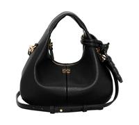 Ganni - Mini Sac Hobo - Femme - Sacs - Noir - Taille: ONE Size